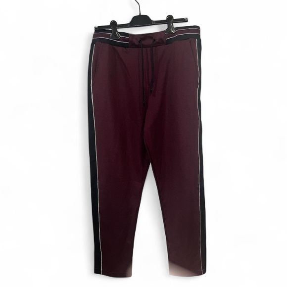 THE KOOPLES Burgundy joggers XL soldout Technical material Elastic waist - Picture 4 of 12
